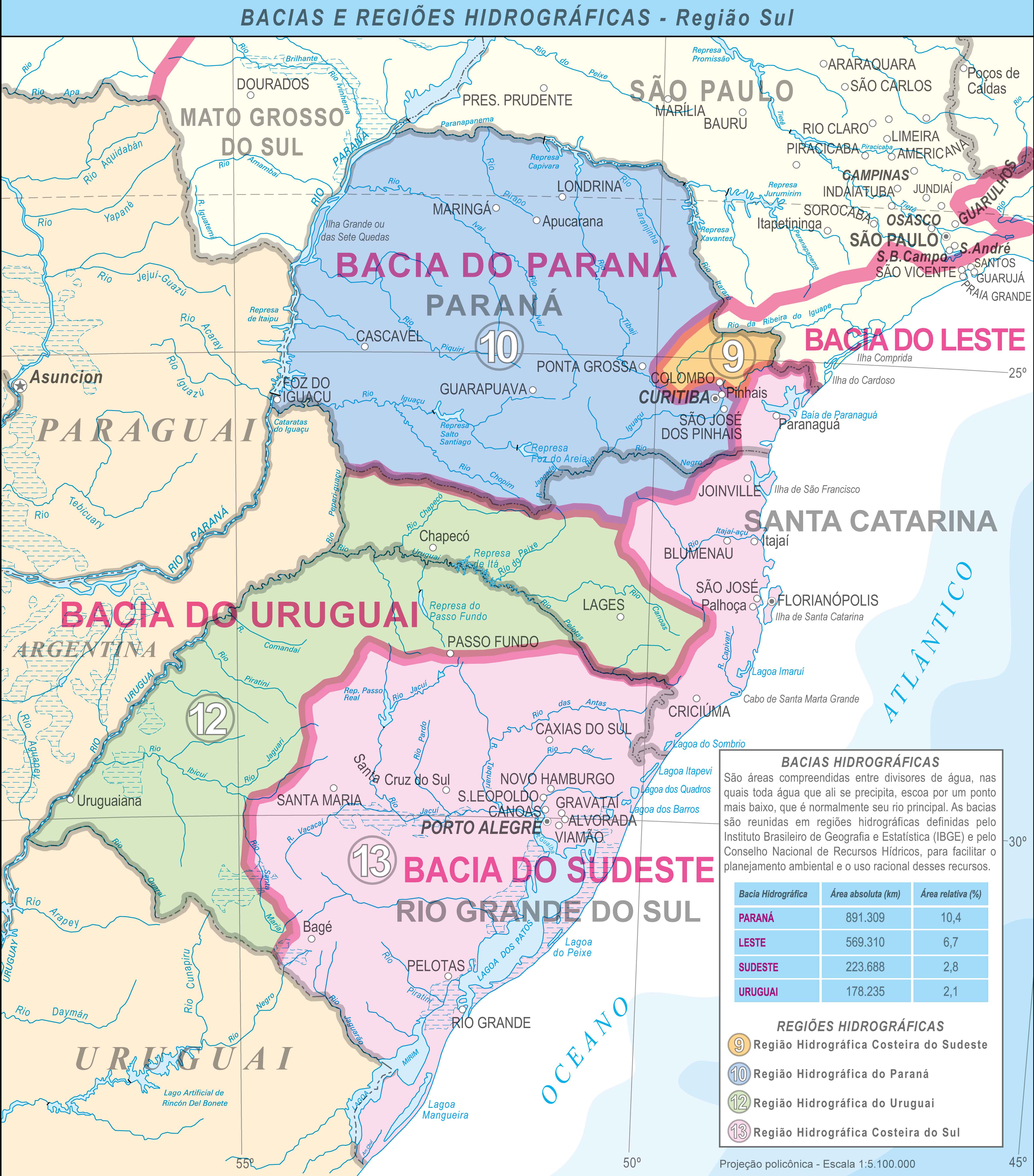 Ref. 546 Mapa do Estado do Paraná Físico - Formato 1,20x0,960m